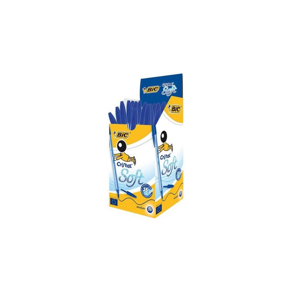 BIC - Cristal Soft Azul Bolígrafo Medio 951434 1 pieza(s)