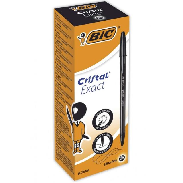 BIC - Cristal Exact Negro Bolígrafo Ultrafino 1 pieza(s) 992603