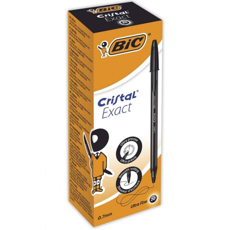 BIC - Cristal Exact Negro Bolígrafo Ultrafino 1 pieza(s) 992603