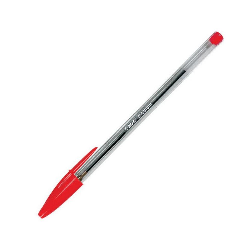 BIC - Cristal Medium Rojo Bolígrafo Medio 1 pieza(s) 8373619