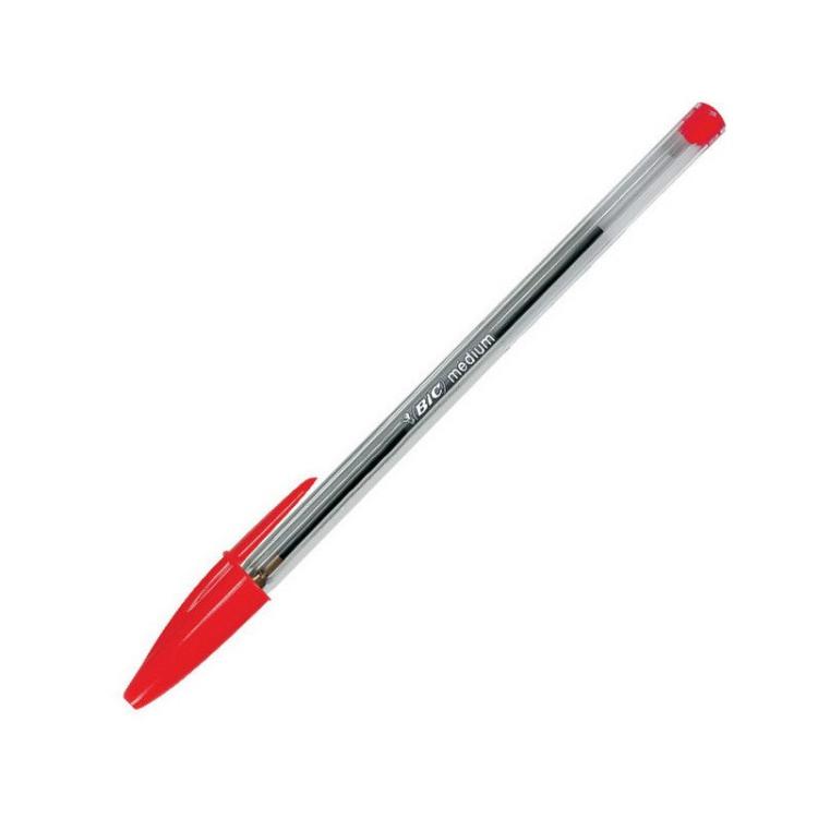 BIC - Cristal Medium Rojo Bolígrafo Medio 1 pieza(s) 8373619