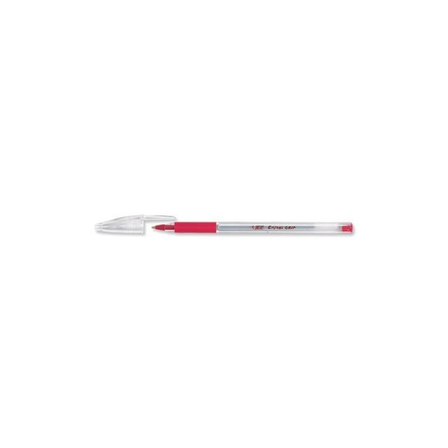 BIC - Cristal Grip Rojo Bolígrafo Medio 1 pieza(s) 802803