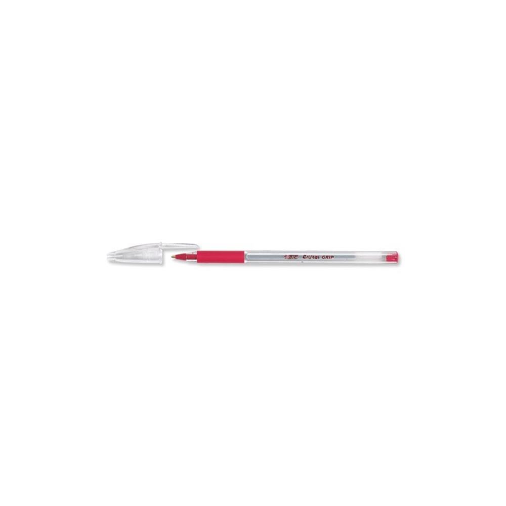 BIC - Cristal Grip Rojo Bolígrafo Medio 1 pieza(s) 802803