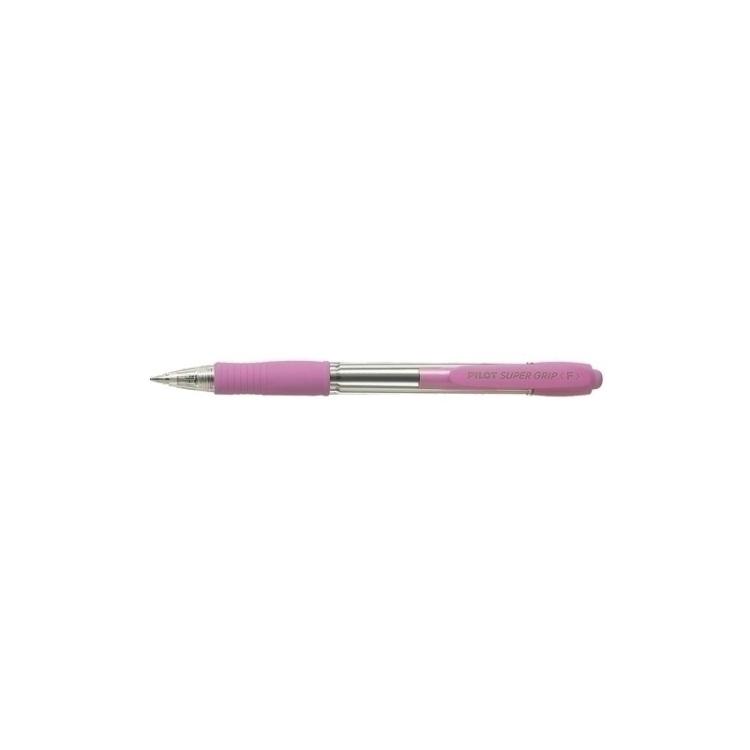 Pilot - Pack 12 Unid. BOLIG.PILOT SUPERGRIP ROSA BPGP-10R-M-P