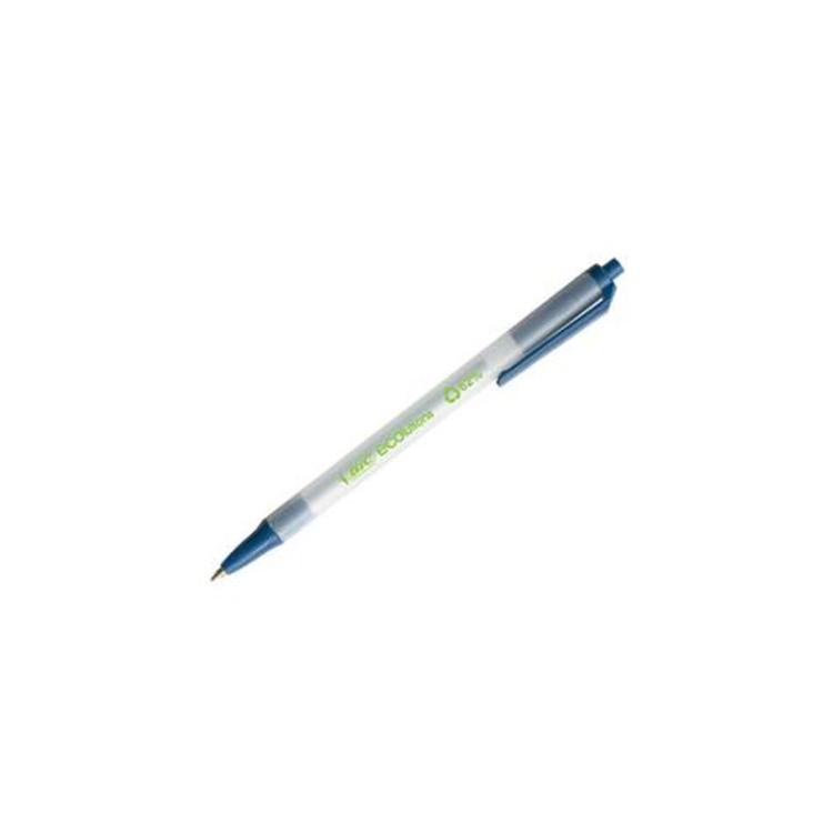 BIC - BOLIGRAFO ECO ROUNDSTIC RECICLADO TRAZO 0,4 MM. EN COLOR AZUL BIC - Pack de 60 unidades - 8932402