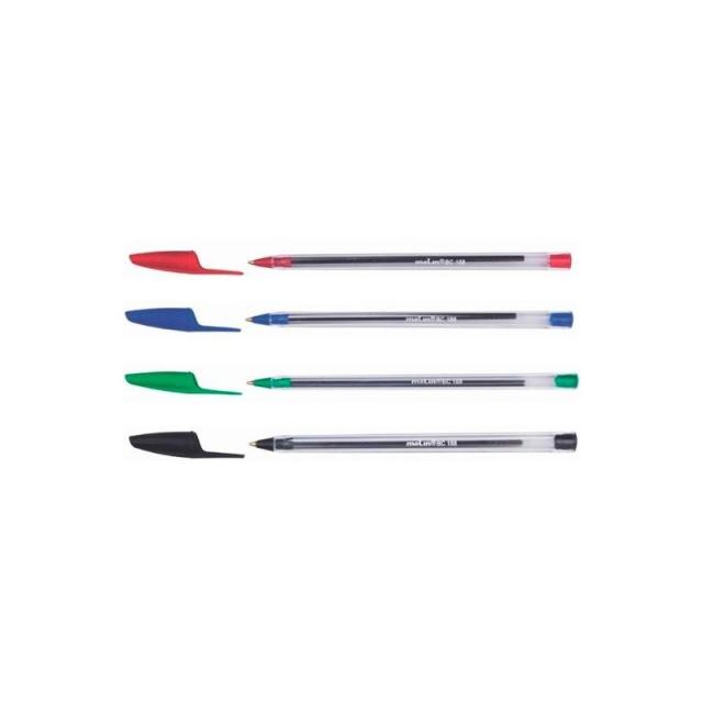Molin - MOLIN BOLÍGRAFO BASIC CRISTAL BALL POINT PEN VERDE - Pack de 50 unidades