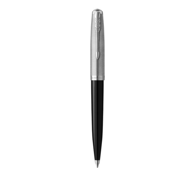 Parker - 51 Negro Bolígrafo de punta retráctil con mecanismo de giro Medio 1 pieza(s) - 2123493