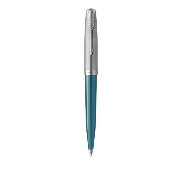 Parker - 51 Negro Bolígrafo de punta retráctil con mecanismo de giro Medio 1 pieza(s) - 2123508