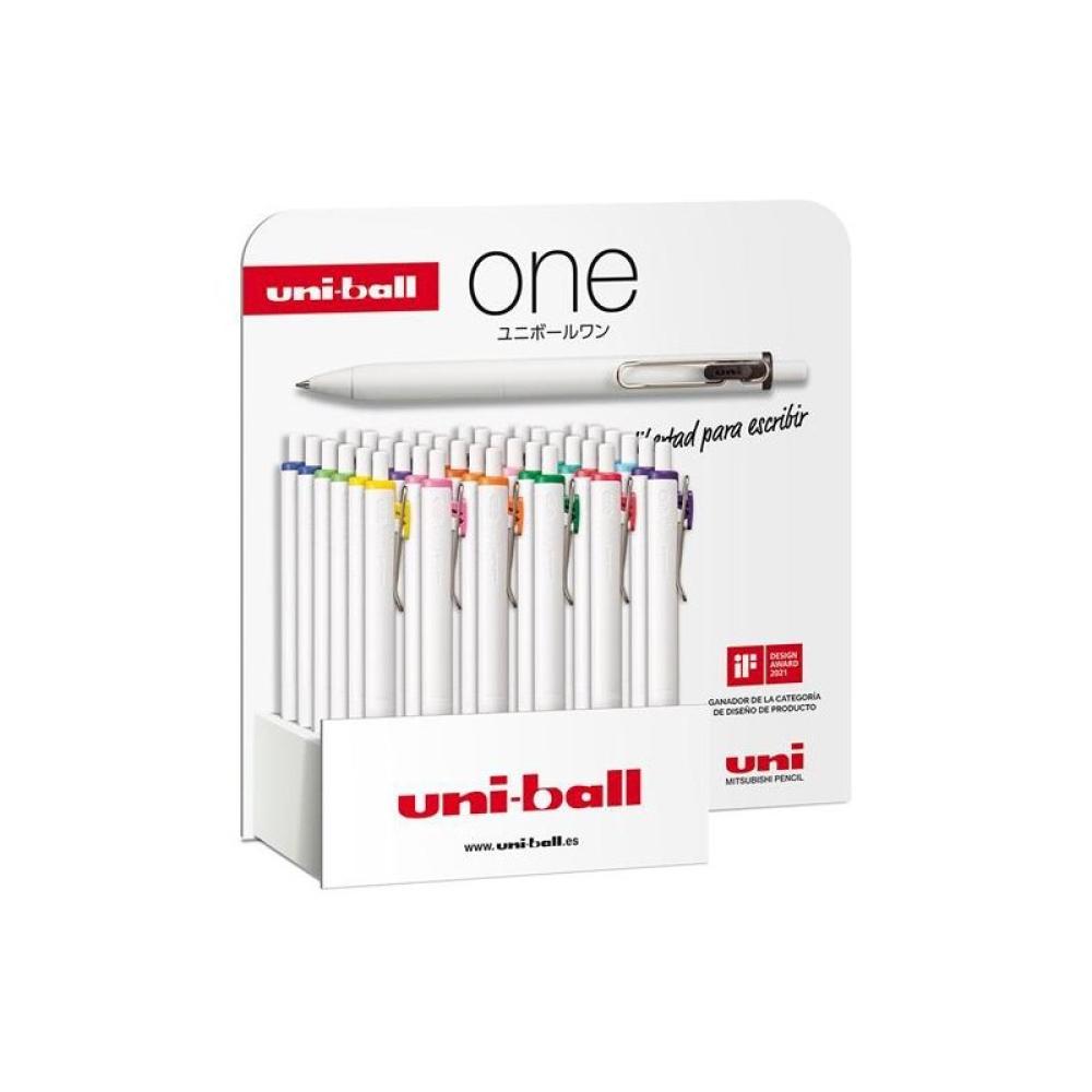 Uni-Ball - UNIBALL ONE GEL PEN 0,38MM EXPOSITOR 36 C/SURTIDOS - Color no elegible