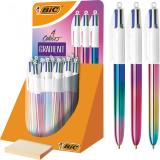 BIC - 511031 bolígrafo Negro, Azul, Verde, Rojo Bolígrafo de punta retráctil con pulsador Medio 30 pieza(s)
