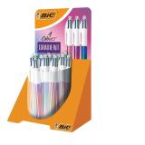 BIC - 511031 bolígrafo Negro, Azul, Verde, Rojo Bolígrafo de punta retráctil con pulsador Medio 30 pieza(s)