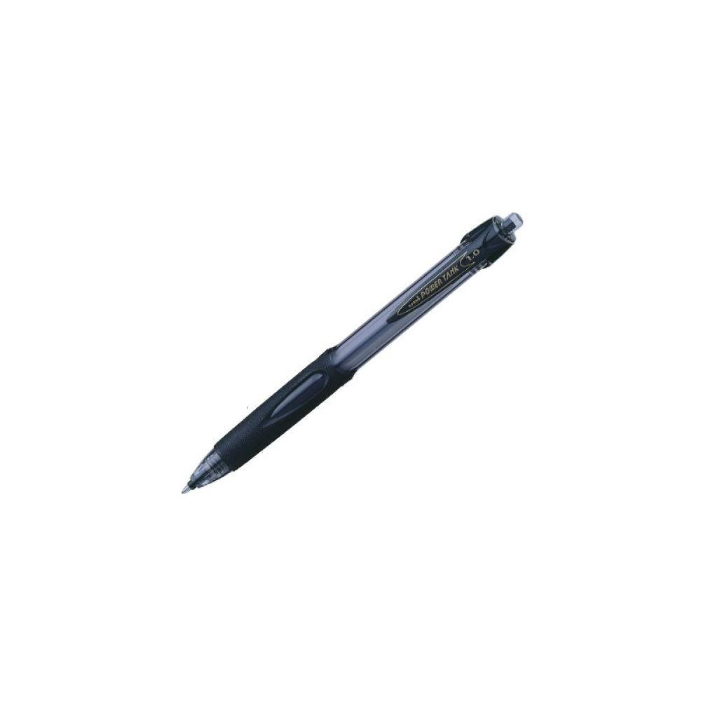 Uni-Ball - Power Tank SN-220 Negro Bolígrafo de punta retráctil con pulsador 1 pieza(s)