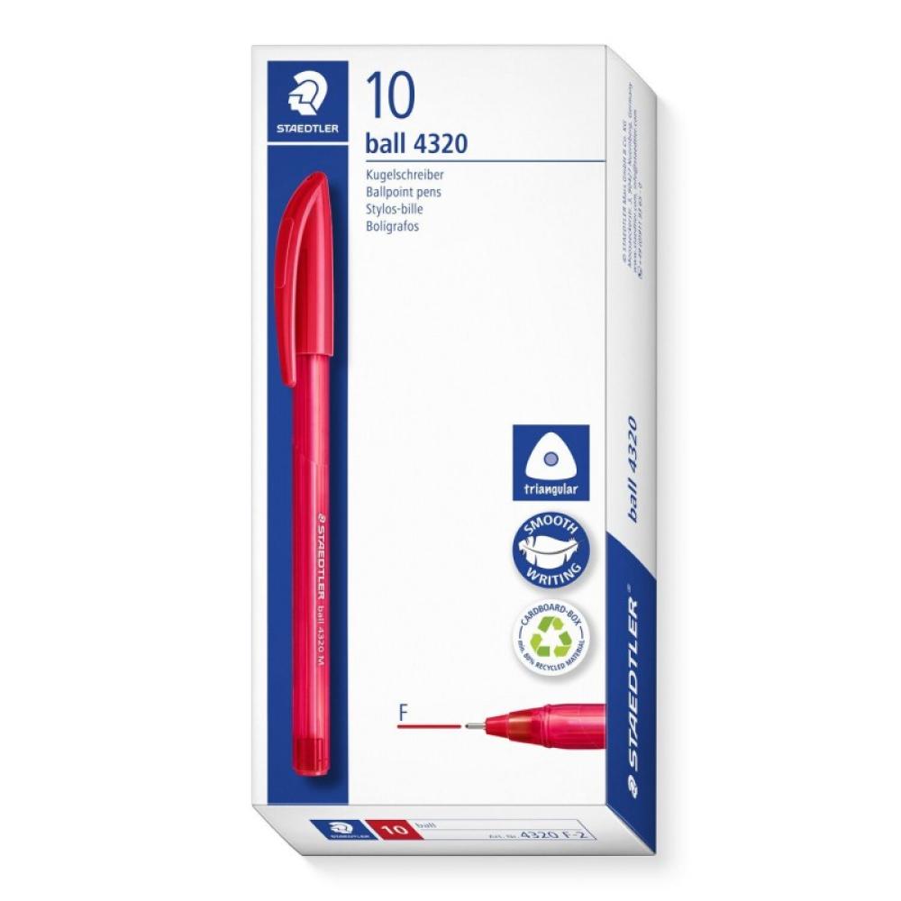 Staedtler - ball 4320 F Rojo 1 pieza(s)