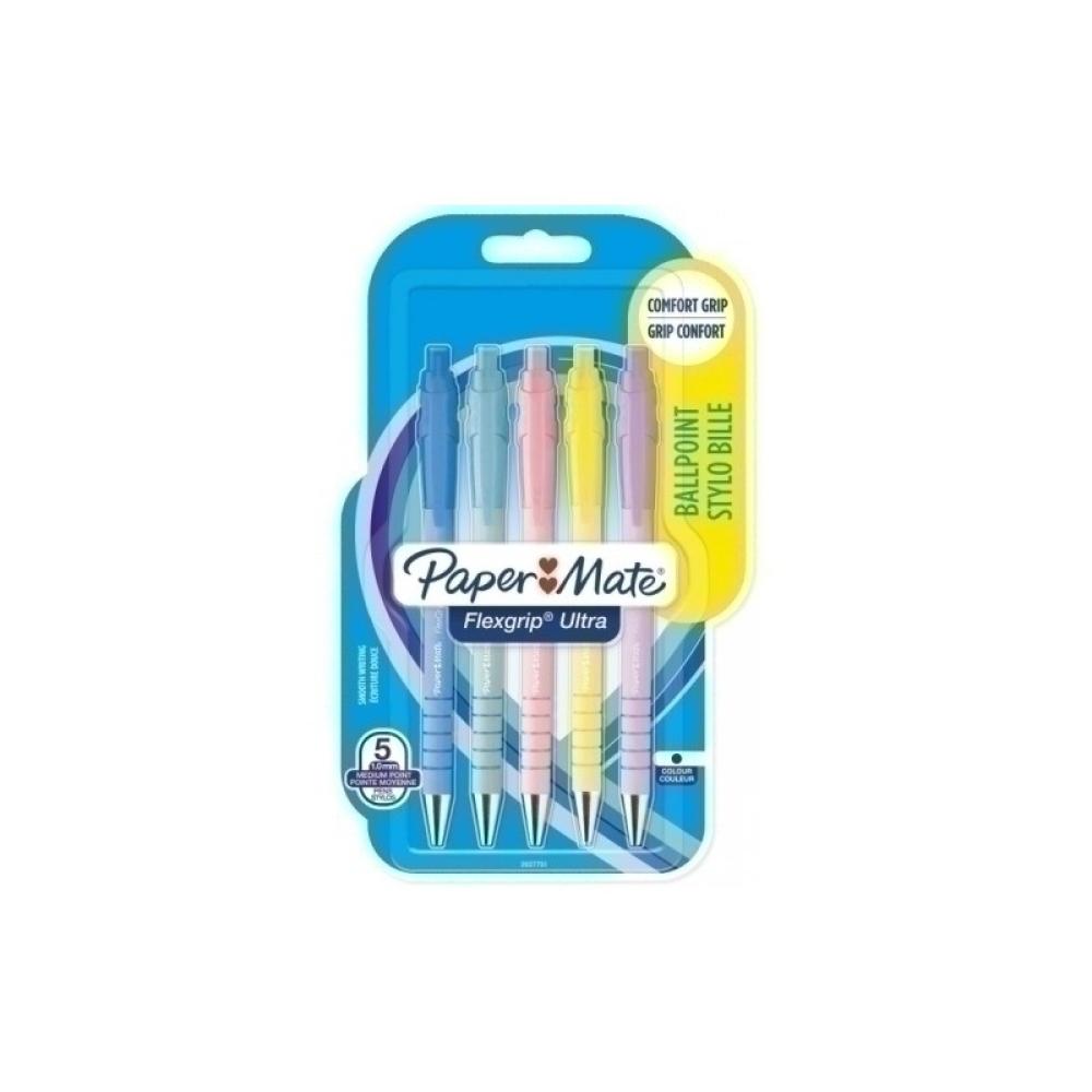 Papermate - BOLIG.P.MATE FLEXGRIP RETRACTIL B/5 - Pack de 12 unidades