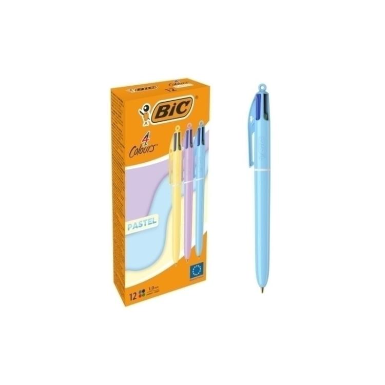 BIC - 4 Colours Multicolor Medio 12 pieza(s)