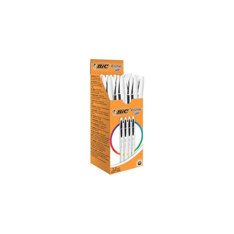 BIC - Cristal Up Negro Bolígrafo Medio 1 pieza(s) 949880