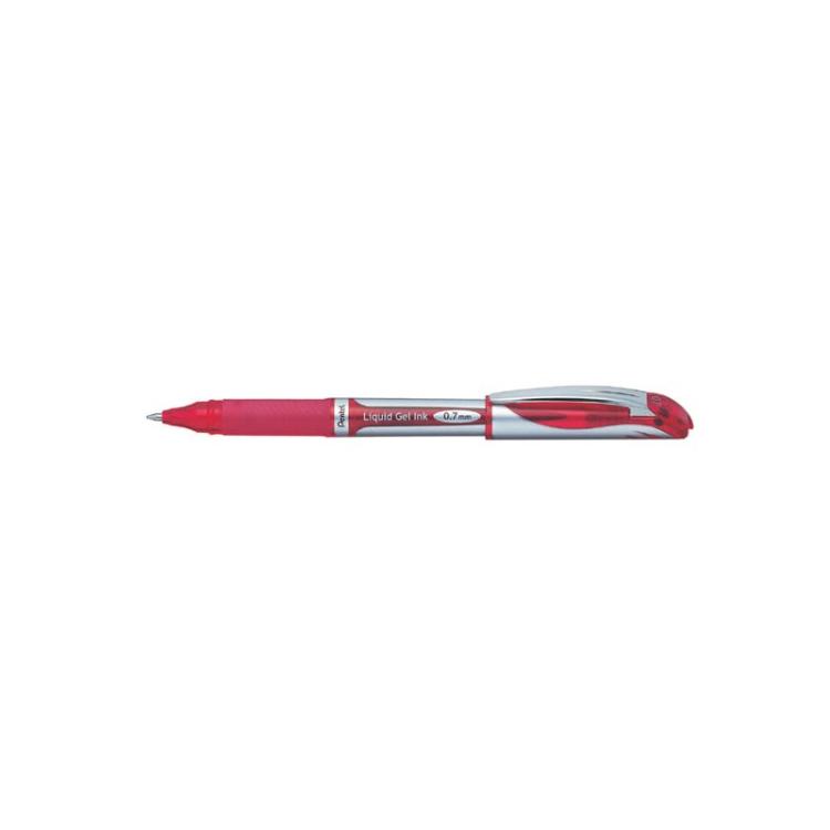 Pentel - EnerGel Deluxe Rojo BL77-B - Pack de 12 unidades