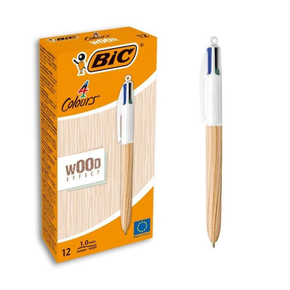 BIC - 508964 bolígrafo Negro, Azul, Verde, Rojo Bolígrafo multifunción Medio 508964 - 1 unidad