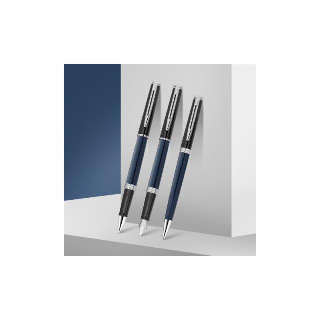 Waterman - Hémisphère Azul Bolígrafo de punta retráctil con pulsador Medio 1 pieza(s)