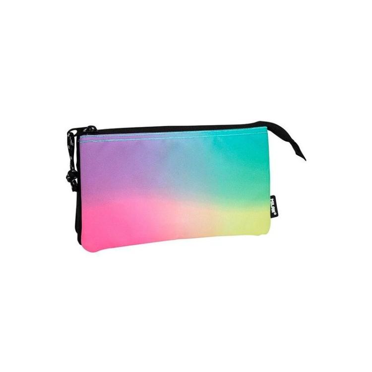 Milan - MILAN ESTUCHE PORTATODO 5 COMPARTIMENTOS SUNSET NEGRO