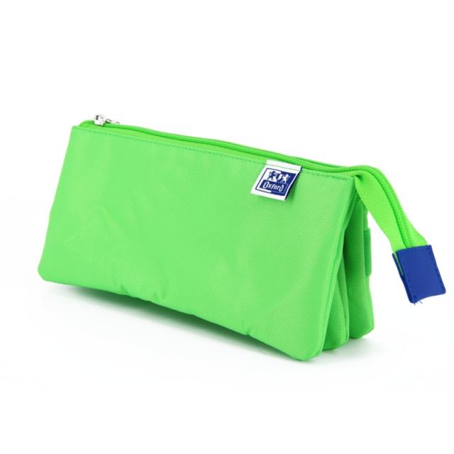 Oxford - 400150286 caja de lápices Estuche suave Poliéster Verde - Pack de 5 unidad - 400150286