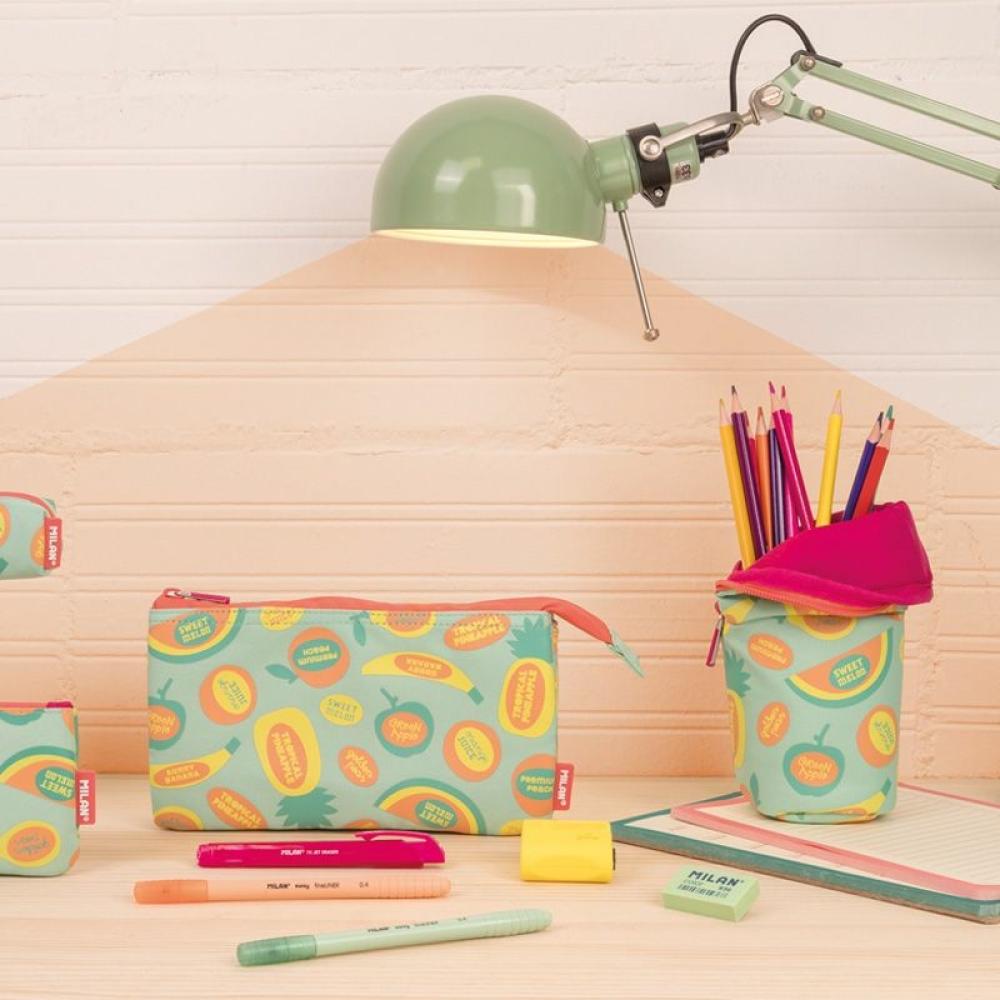 Milan - 08146FK caja de lápices Estuche suave Poliéster Colores surtidos