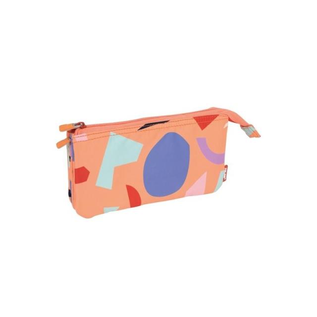 Milan - MILAN PORTATODO 5 COMPARTIMENTOS SERIE ESPECIAL FUN ANIMALS NARANJA