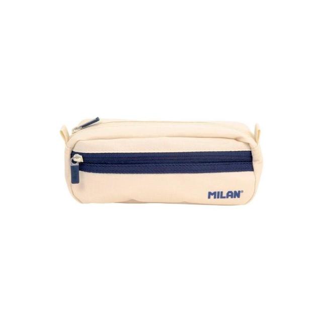 Milan - MILAN ESTUCHE RECTANGULAR 2 CREMALLERAS SERIE 1918 BEIGE