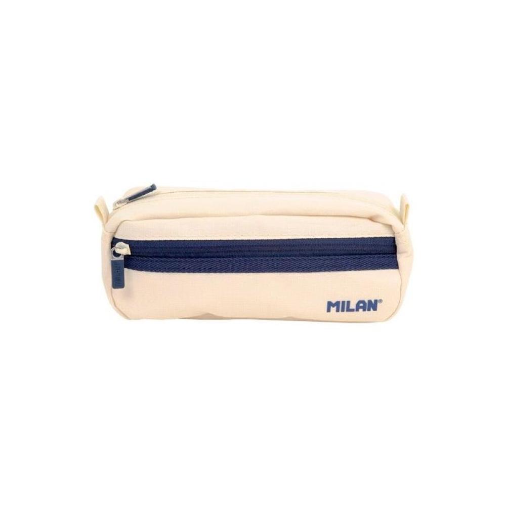 Milan - MILAN ESTUCHE RECTANGULAR 2 CREMALLERAS SERIE 1918 BEIGE