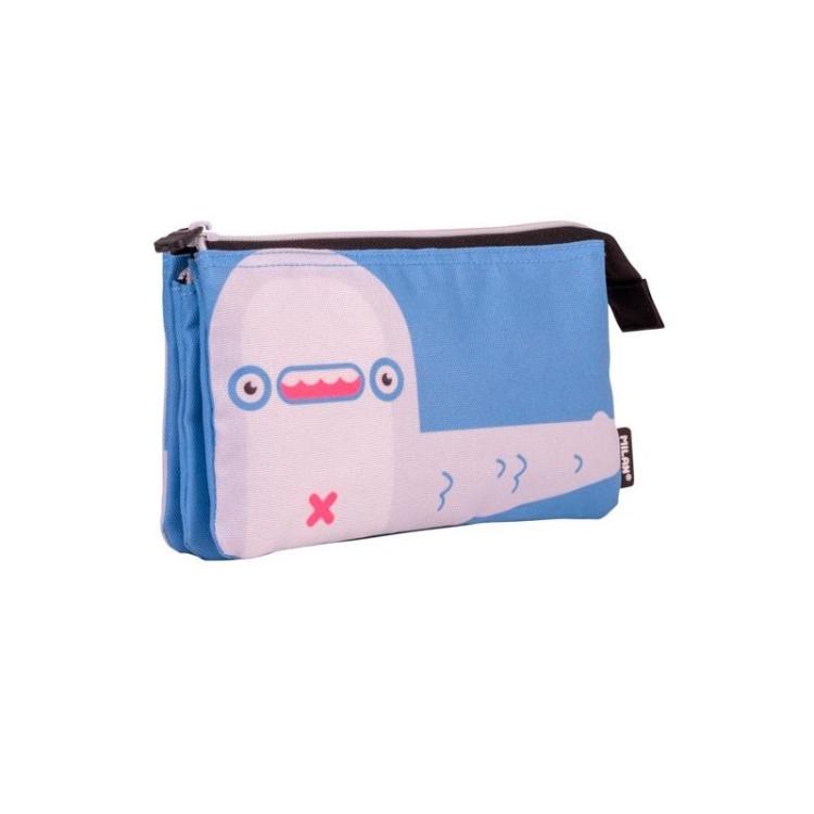 Milan - MILAN PORTATODO 5 COMPARTIMENTOS SERIE ESPECIAL ALIENS AZUL