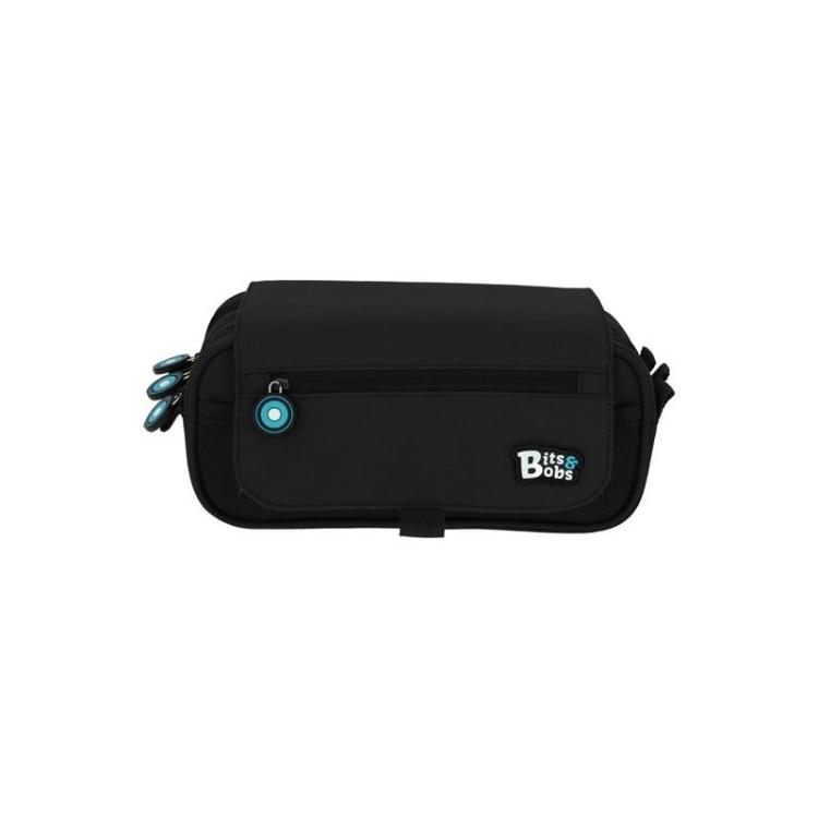 Grafoplas - GRAFOPLÁS PORTATODO TRIPLE C/SOLAPA BITS&BOBS NEGRO