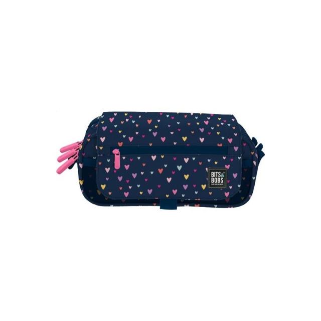 Grafoplas - GRAFOPLÁS PORTATODO TRIPLE C/SOLAPA BITS&BOBS HEARTS