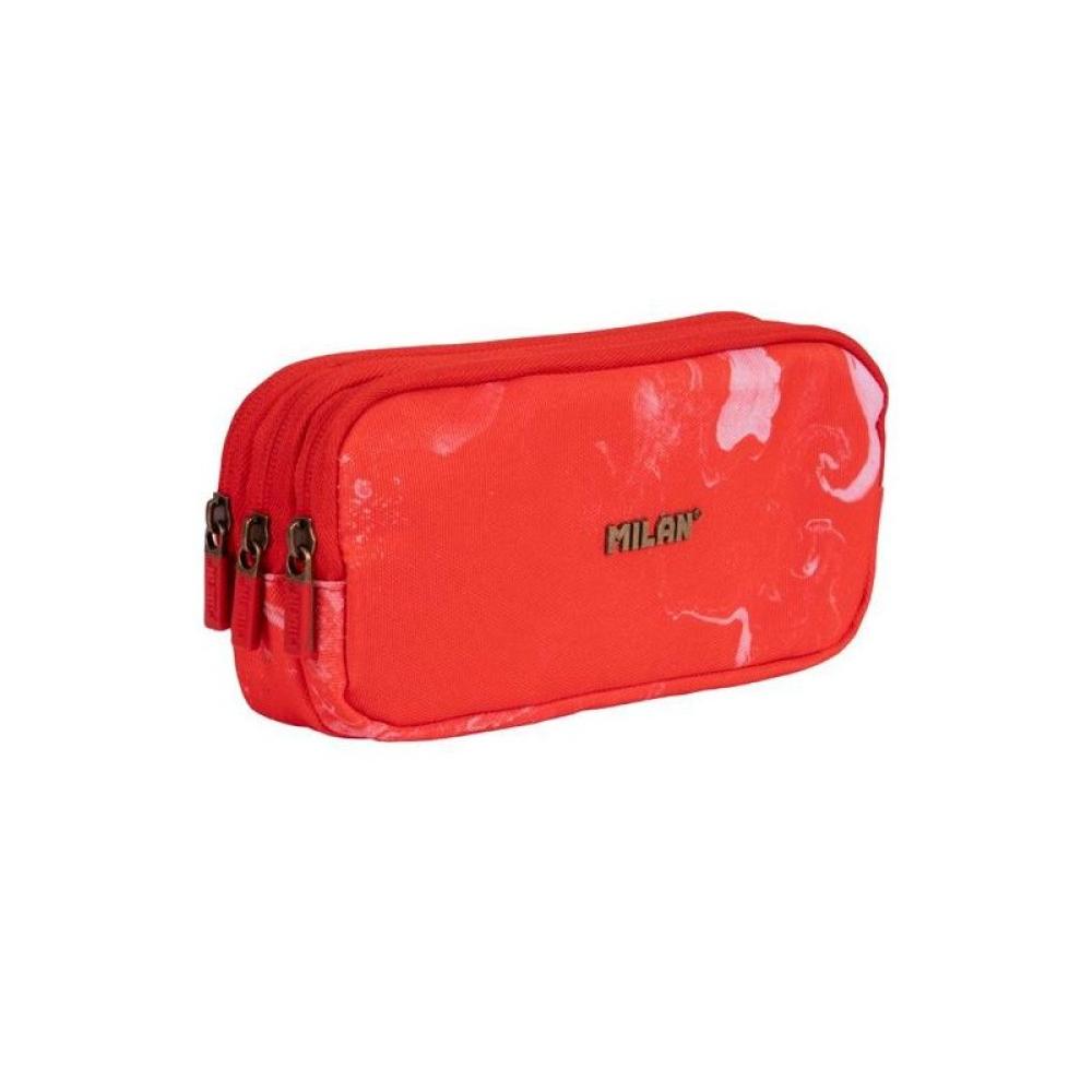 Milan - MILAN PORTATODO 3 CREMALLERAS SERIE LAVA ROJO