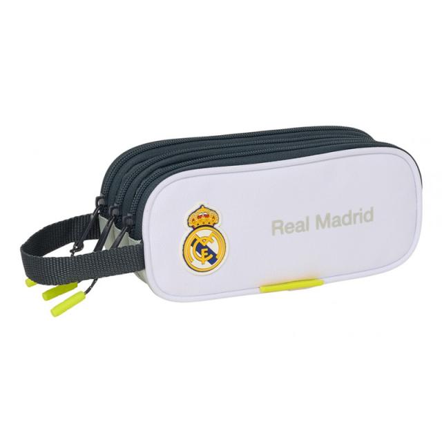 Safta - 812554635 caja de lápices Estuche suave Negro, Blanco, Amarillo