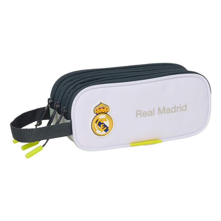 Safta - 812554635 caja de lápices Estuche suave Negro, Blanco, Amarillo