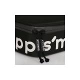 Brunnen - 104924090 caja de lápices Estuche suave Nylon Negro, Blanco