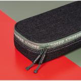 Brunnen - 10-49 249 002 Estuche suave Mezclilla Negro