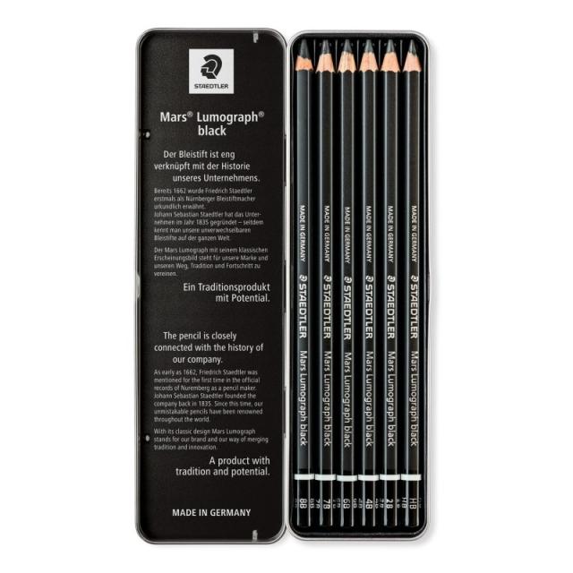 Staedtler - Mars Lumograph black Multi 6 pieza(s)