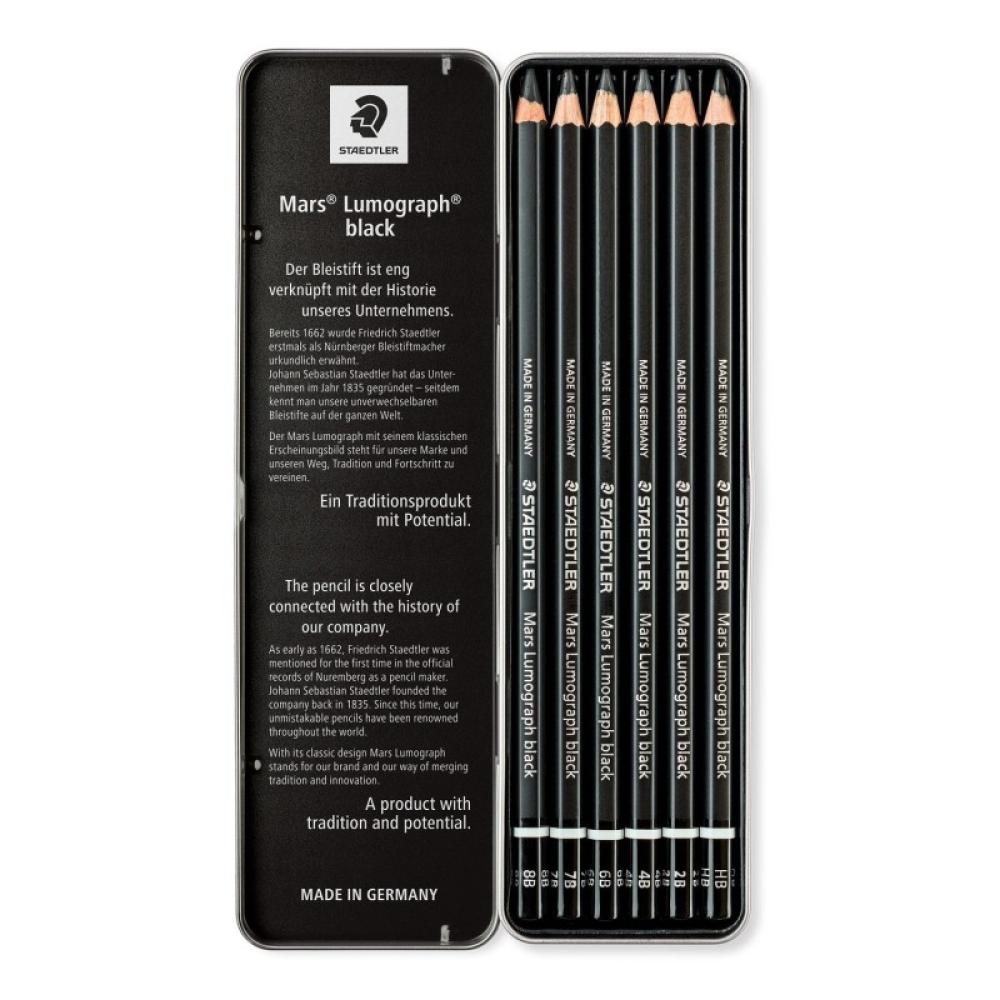 Staedtler - Mars Lumograph black Multi 6 pieza(s)