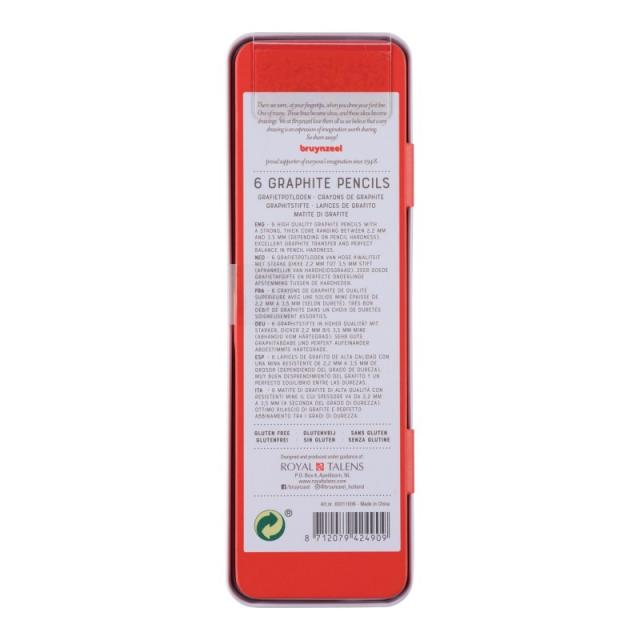 Bruynzeel - 60311006 lápiz de grafito Multi 6 pieza(s)