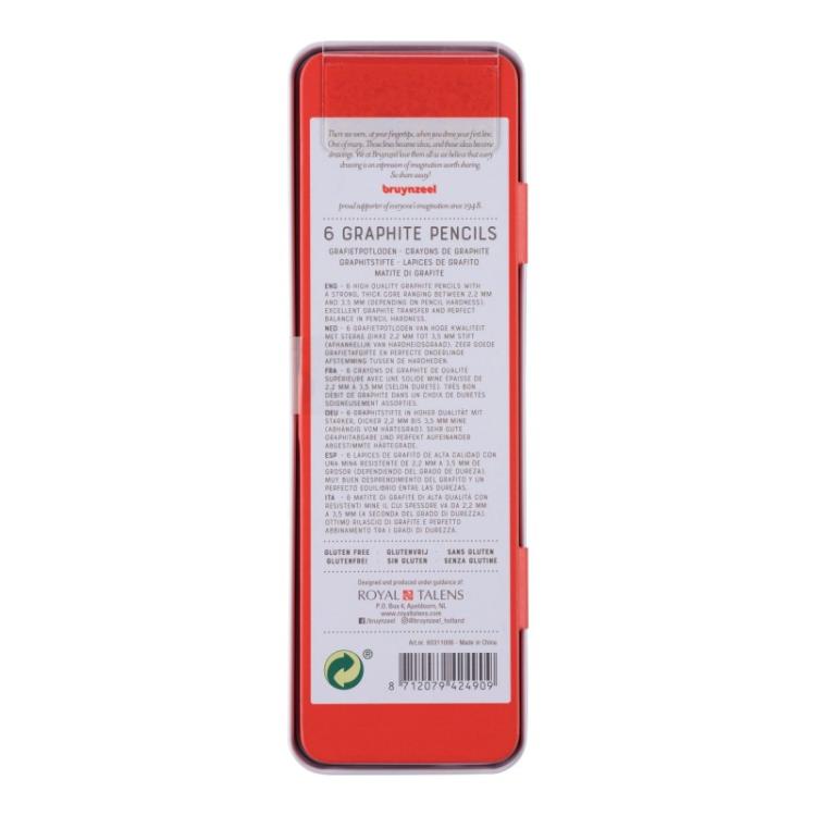 Bruynzeel - 60311006 lápiz de grafito Multi 6 pieza(s)