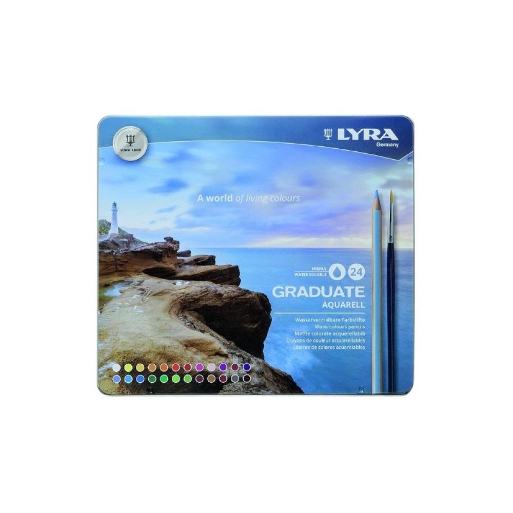 Lyra - LAPIZ LYRA GRADUATE AQUARELL C/24 - Pack de 3 unidades