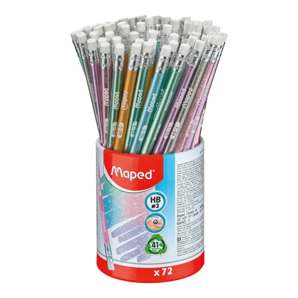 Maped - 851805 lápiz de grafito HB 72 pieza(s)
