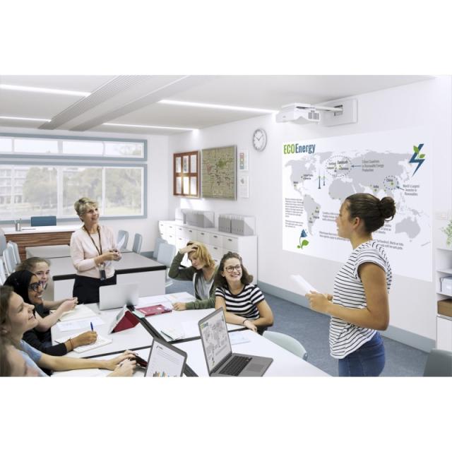 Epson - EB-760Wi 4100 lúmenes ANSI 3LCD WXGA (1280x800) Blanco