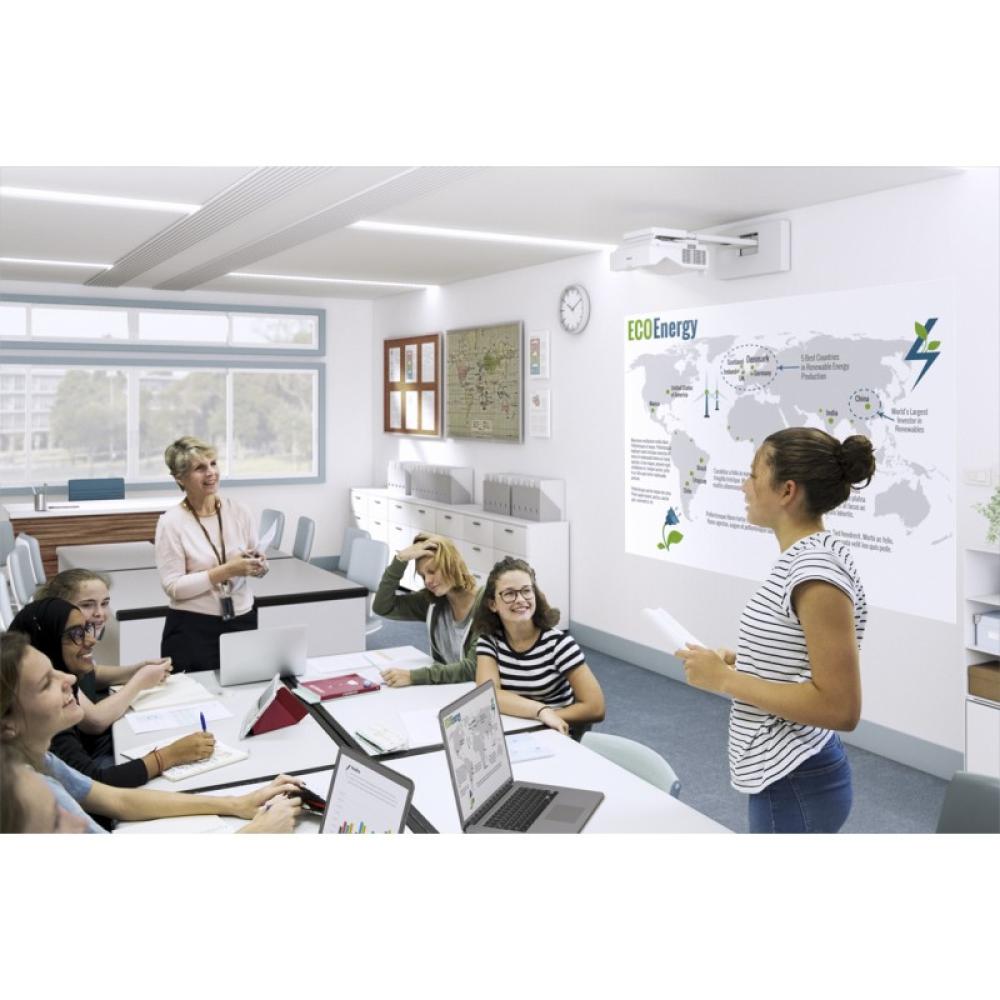 Epson - EB-760Wi 4100 lúmenes ANSI 3LCD WXGA (1280x800) Blanco