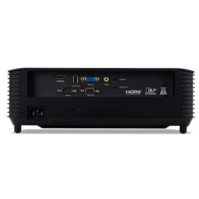 Acer - X129H Proyector de alcance estándar 4800 lúmenes ANSI DLP XGA (1024x768) 3D Negro
