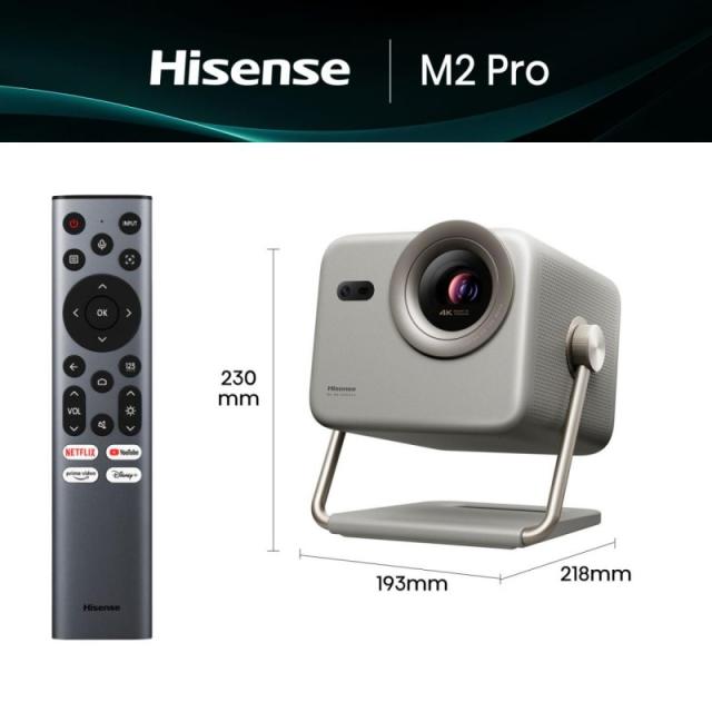 Hisense - M2 Pro UHD 4K (3840x2160) 3D Gris