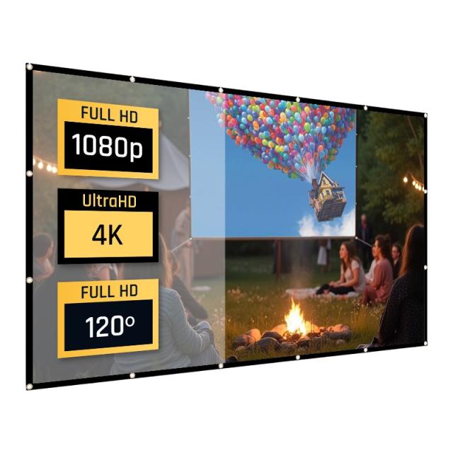 iggual - MP720p + ECO-COST 100" 120 lúmenes ANSI 720p (1280x720) Blanco