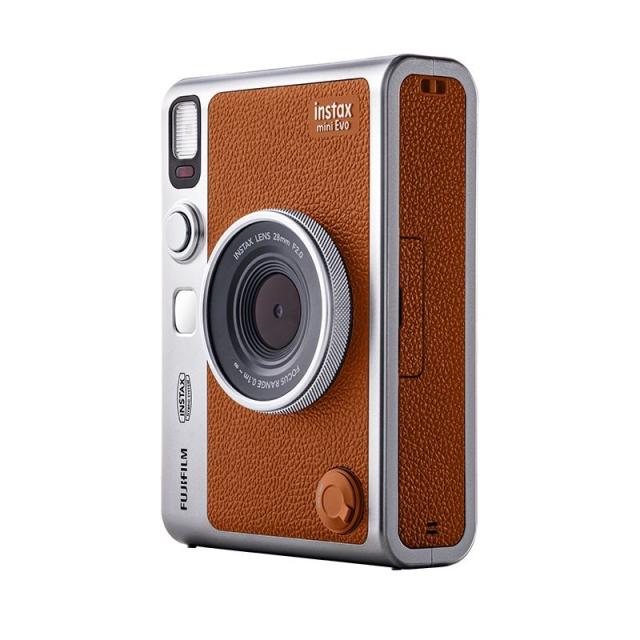 Fujifilm - Instax Mini Evo 1/5" 2560 x 1920 Pixeles CMOS Marrón, Plata