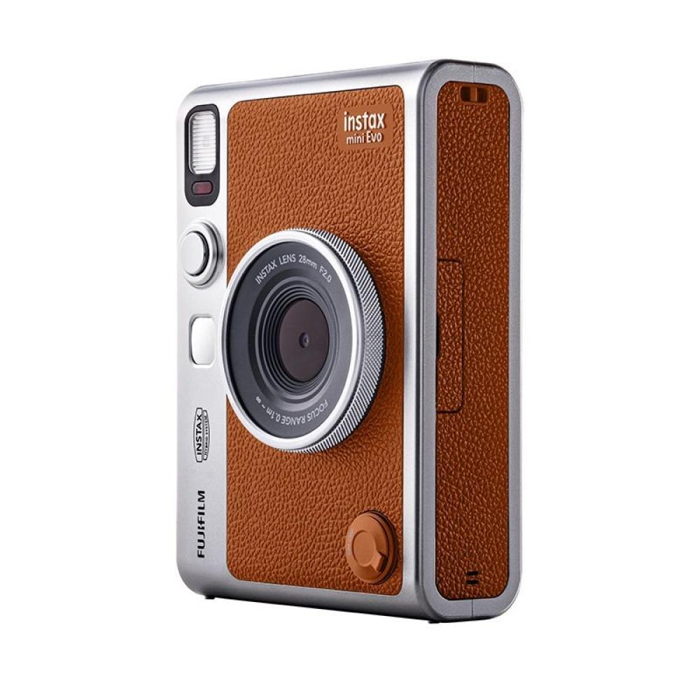 Fujifilm - Instax Mini Evo 1/5" 2560 x 1920 Pixeles CMOS Marrón, Plata